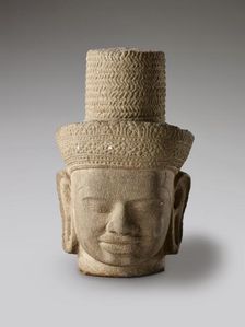 Head of king or deity, 11th century. Creator: Unknown
