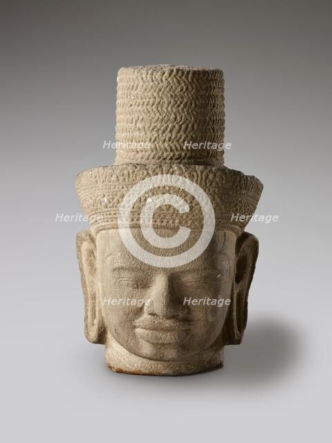 Head of king or deity, 11th century. Creator: Unknown.