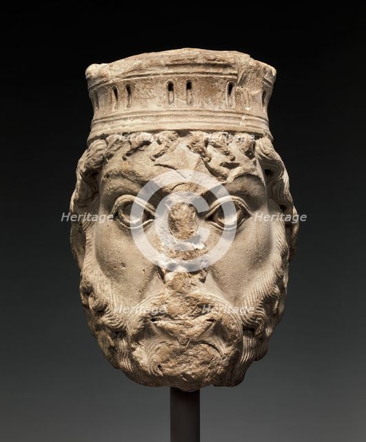 Head of King David, French, ca. 1145. Creator: Unknown.