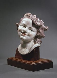 Head of laughing child, c1752. Creator: Louis Francois Roubiliac