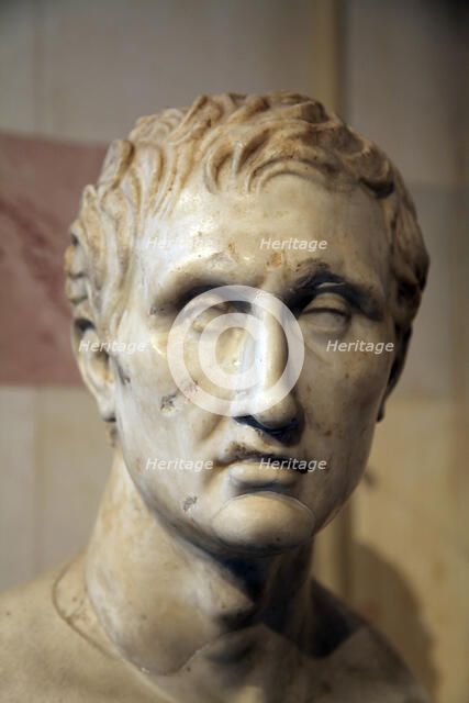 Head of Menander, Greek playwright. Artist: Unknown