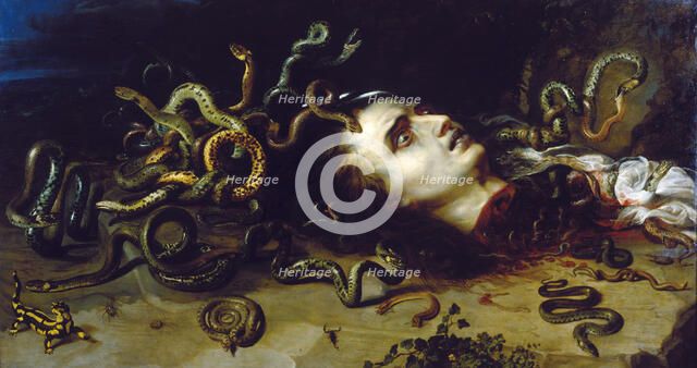 Head of Medusa, c1617-1618. Creator: Rubens; Pieter Paul (1577-1640).