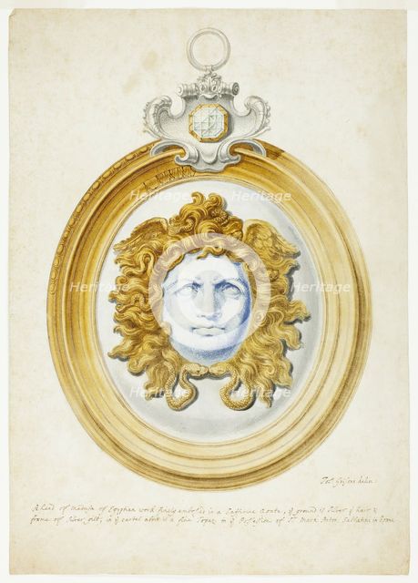 Head of Medusa (Sabbatini collection, Rome), n.d. Creator: Giuseppe Grisoni.