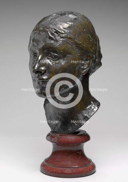 Head of Mrs. John Peter Russell (Marianna Mattiocco della Torre), model 1888. Creator: Auguste Rodin.