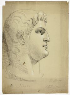 Head of Nero in the British Museum, n.d. Creator: Benjamin Robert Haydon