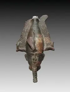 Head of Osiris, 664-525 BC. Creator: Unknown