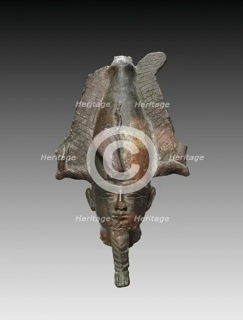Head of Osiris, 664-525 BC. Creator: Unknown.