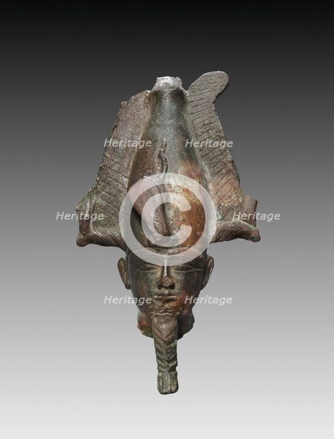 Head of Osiris, 664-525 BC. Creator: Unknown.