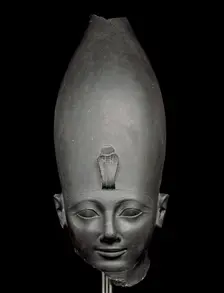 Head of Pharaoh Tuthmosis III, Thebes, New Kingdom, 18th Dynasty, ca. 1479-1425 BC. Creator: Ancient Egypt