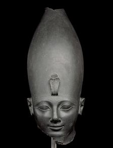 Head of Pharaoh Tuthmosis III, Thebes, New Kingdom, 18th Dynasty, ca. 1479-1425 BC. Creator: Ancient Egypt