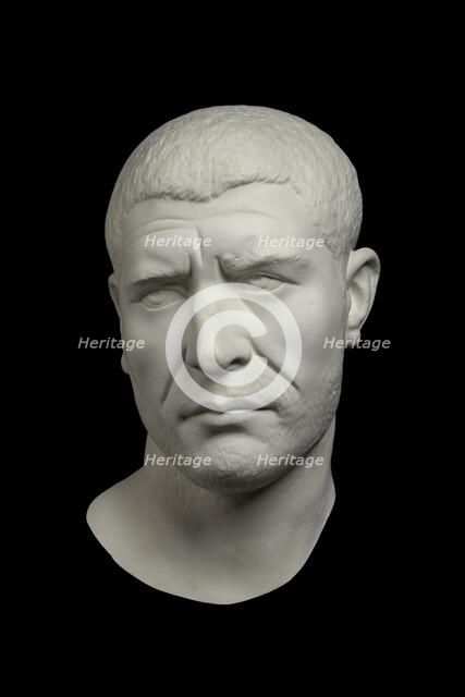 Head of Philip the Arab, from near Rome, 244-249. Artist: Unknown.