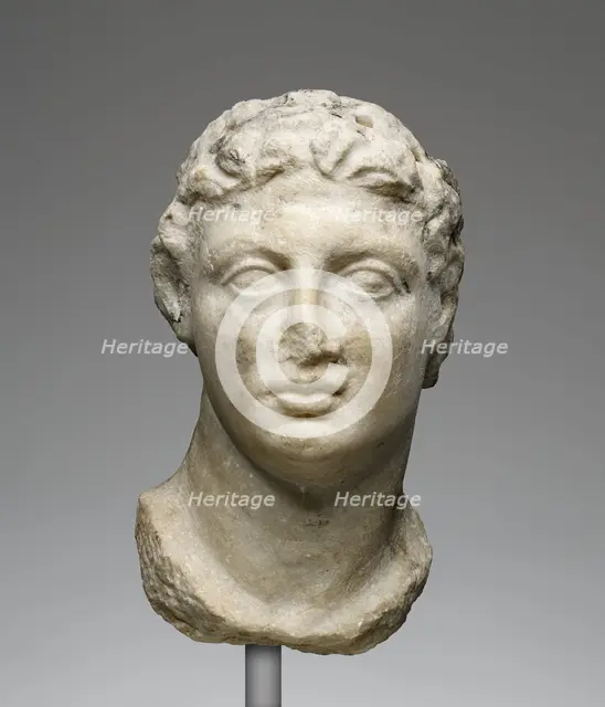 Head of Ptolemy III, 246-222 B.C. Creator: Unknown.