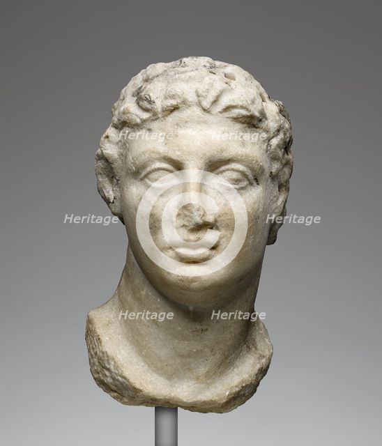 Head of Ptolemy III, 246-222 B.C. Creator: Unknown.