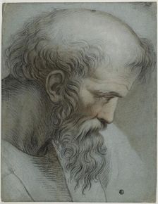 Head of Pythagoras, 18th century. Creator: After Raffaello Sanzio, called Raphael Italian, 1483-1530
