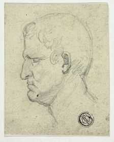 Head of Roman Emperor, n.d. Creator: William Mulready