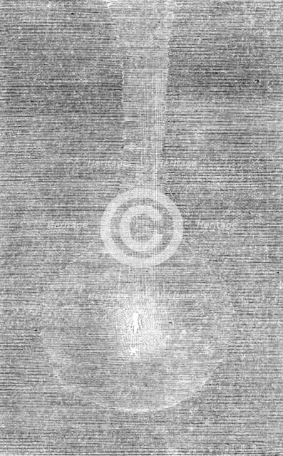 Head of Rosa's comet, Aug. 19, midnight, 1862. Creator: Unknown.