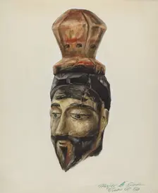 Head of San Jose, c. 1939. Creator: Majel G. Claflin