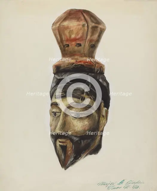 Head of San Jose, c. 1939. Creator: Majel G. Claflin.