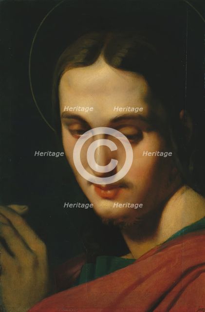 Head of Saint John the Evangelist. Creator: Jean-Auguste-Dominique Ingres.