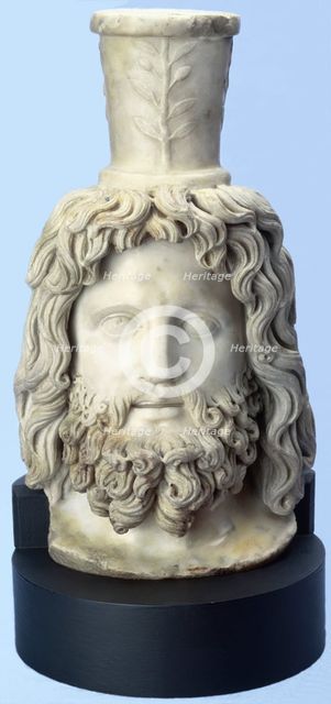 Head of Serapis, the lord of the dead. Artist: Unknown