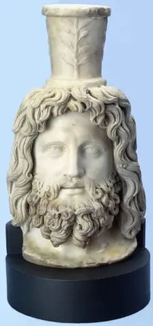 Head of Serapis, the lord of the dead. Creator: Unknown