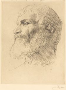 Head of Souliote (Tete de Souliote). Creator: Alphonse Legros