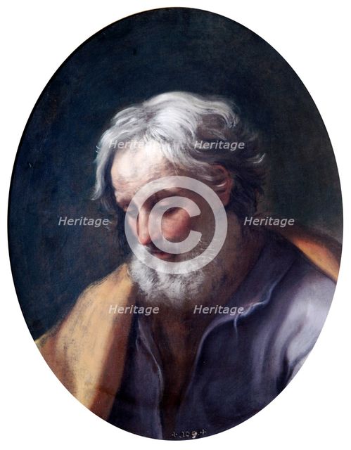 'Head of St Joseph', 17th century. Artist: Guido Reni.