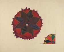 Head Pad, c. 1937. Creator: John Wilkes