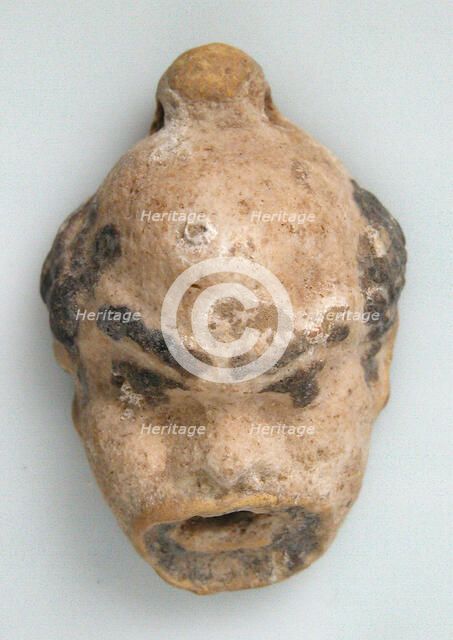 Head Pendant, Coptic, 4th-7th century. Creator: Unknown.