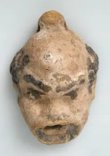 Head Pendant, Coptic, 4th-7th century. Creator: Unknown