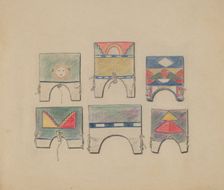 Head Pieces, 1935/1942. Creator: Melita Hofmann