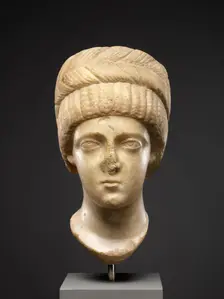 Head, Possibly of Empress Flaccilla, Byzantine, ca. 380-390. Creator: Unknown