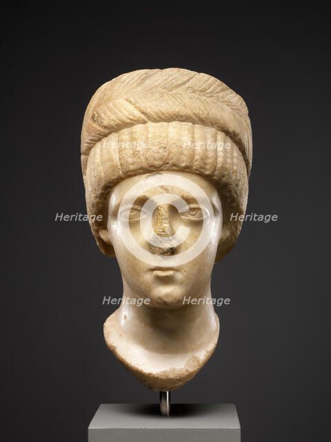 Head, Possibly of Empress Flaccilla, Byzantine, ca. 380-390. Creator: Unknown.