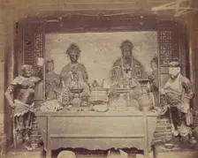 Head Quarter House, First Division, Pehtang, China, 1860. Creator: Felice Beato
