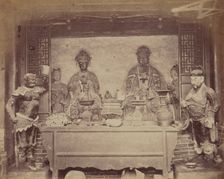 Head Quarter House, First Division, Pehtang, China, 1860. Creator: Felice Beato