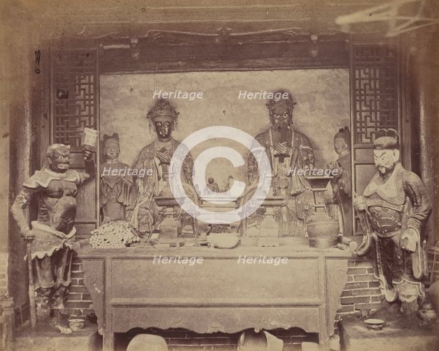Head Quarter House, First Division, Pehtang, China, 1860. Creator: Felice Beato.