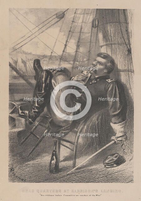 Head Quarters at Harrison's Landing, ca. 1862., ca. 1862. Creator: Anon.