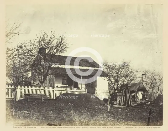 Head-Quarters Major General George G. Meade, July 1863. Creator: Alexander Gardner.