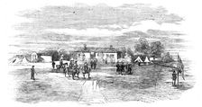 Head-Quarters of Lord Raglan, near Balaclava - from a sketch by Lieutenant Montagu O'Reilly, 1854. Creator: Unknown