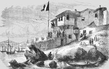 Head-Quarters of Marshal Arnaud at Gallipoli 1854. Creator: Unknown