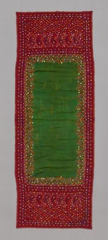 Head Scarf, India, 19th century. Creator: Unknown