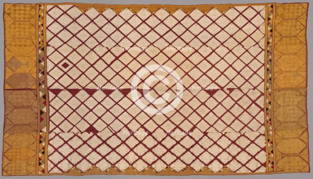 Head Shawl ("Phulkari"), 1800s. Creator: Unknown.