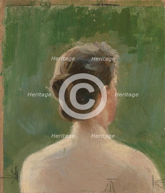 Head, study, 1892. Creator: Torsten Wasastjerna.