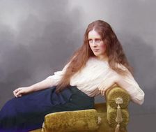 Head study, between 1905 and 1915. Creator: Sergey Mikhaylovich Prokudin-Gorsky