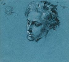Head study for the Scene from the Tyrolean Struggle for Freedom around 1840. Creator: Johann Peter Krafft
