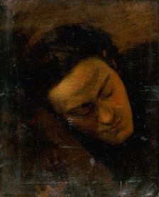 Head study of a man, 1870-1880. Creator: Leopold Horovitz