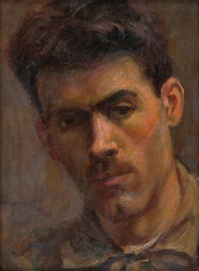 Head Study of a Man, 1920. Creator: Ladislav Treskon