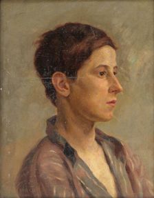 Head study of a boy, 1935-1940. Creator: Stefan Polkorab