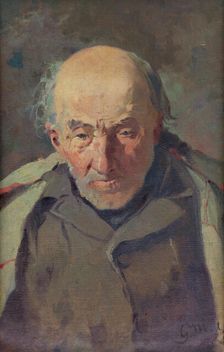 Head Study of a Church Beggar, around 1906. Creator: Gustav Mally