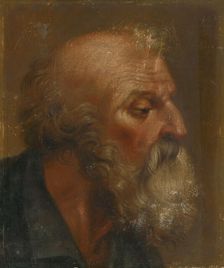 Head Study of an Apostle, 1835. Creator: H Mednyanszky